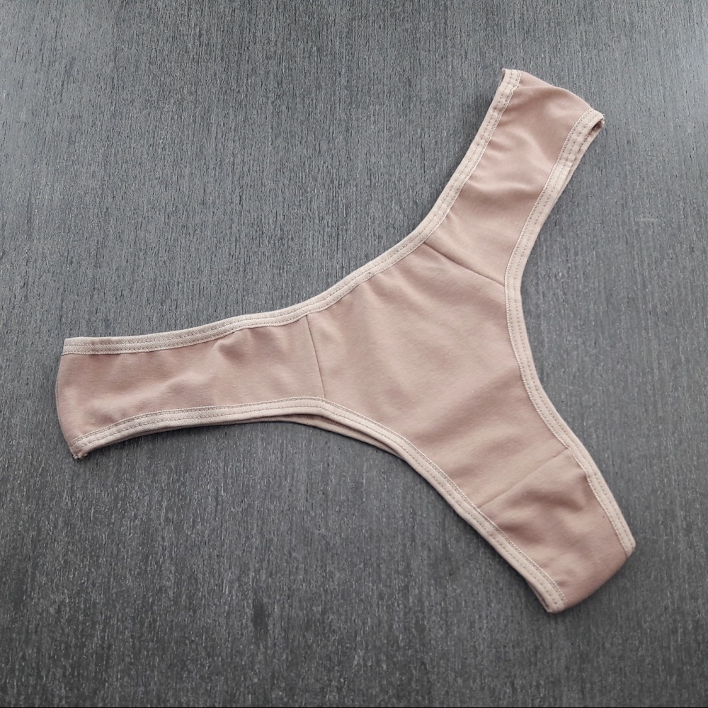 Tanga Fio Cotton Lisa Chocolate