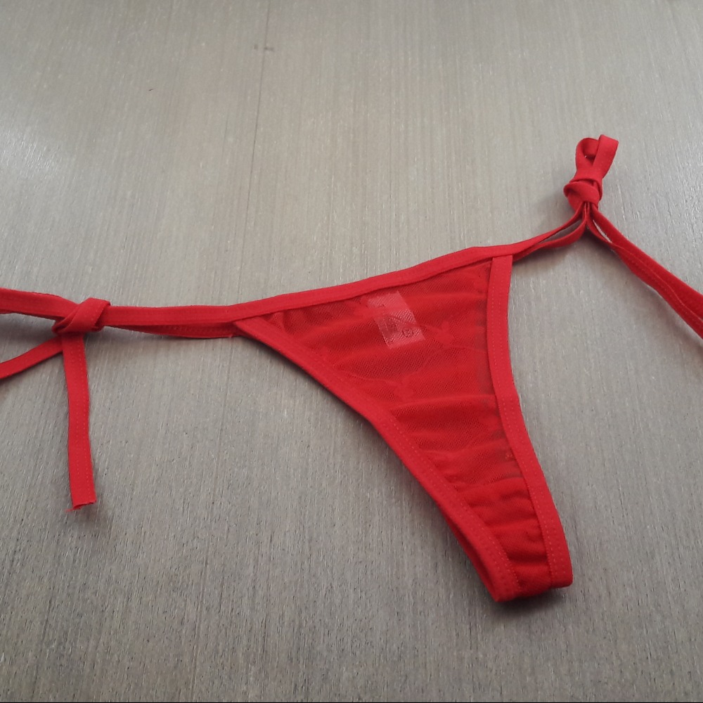 Tanga Tule Coelhinho Amarrao Vermelho