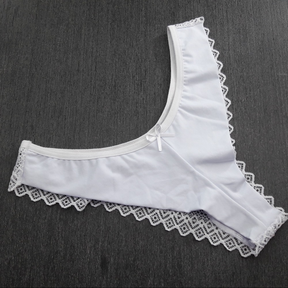 Tanga Paloma Fio Duplo Branco