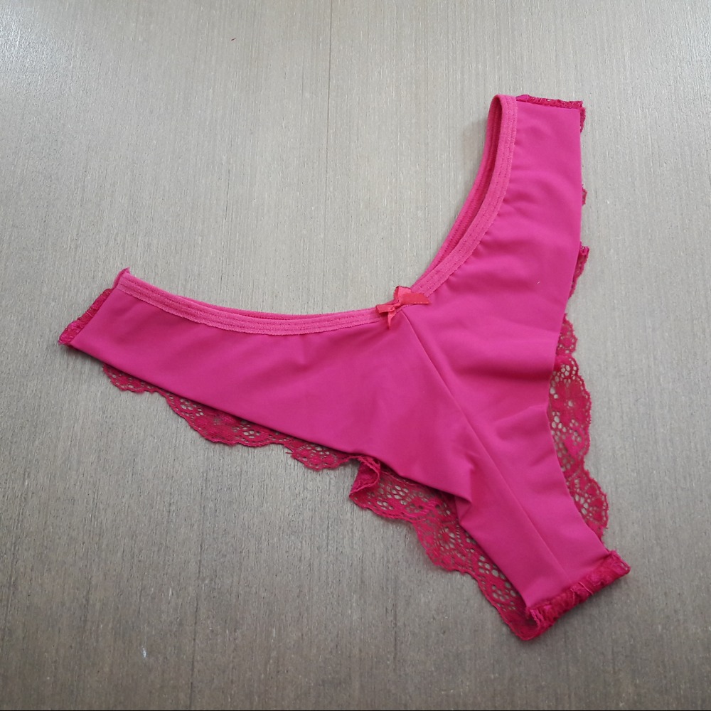 Tanga Paloma Fio Duplo Rosa Pink