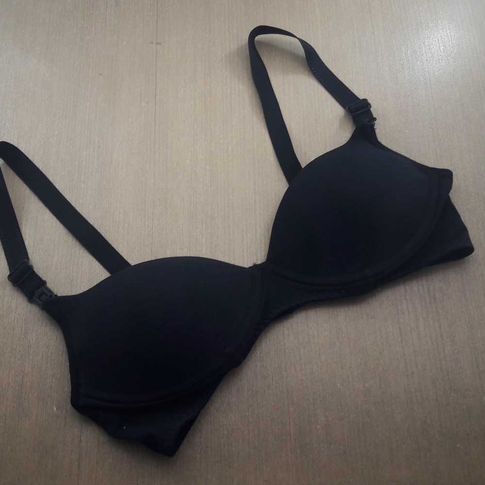 Suti Letcia Amamentao em Cotton Preto