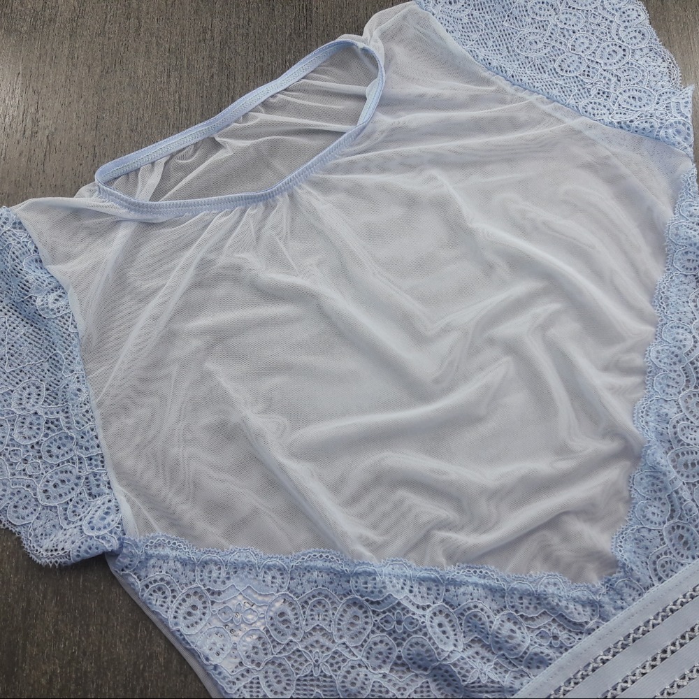 Cropped Xanda sem Bojo Azul Beb