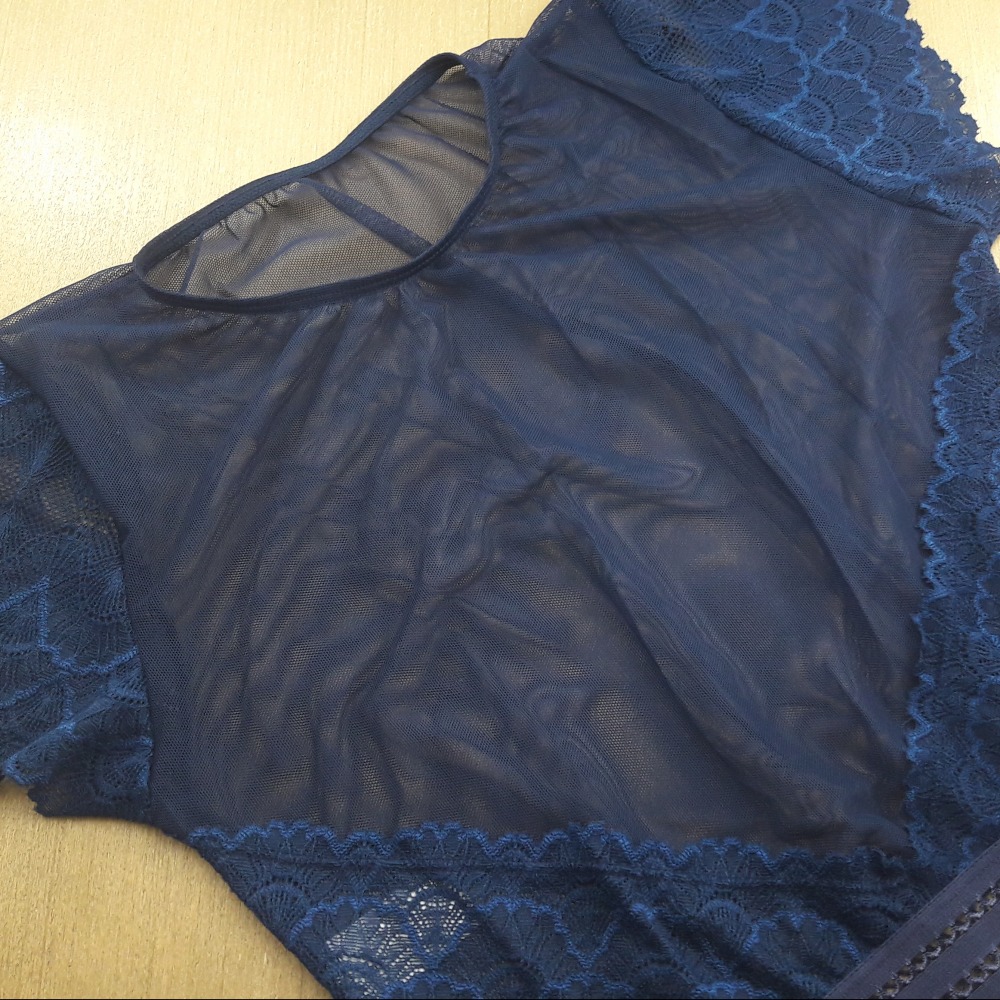 Cropped Xanda sem Bojo Azul Marinho