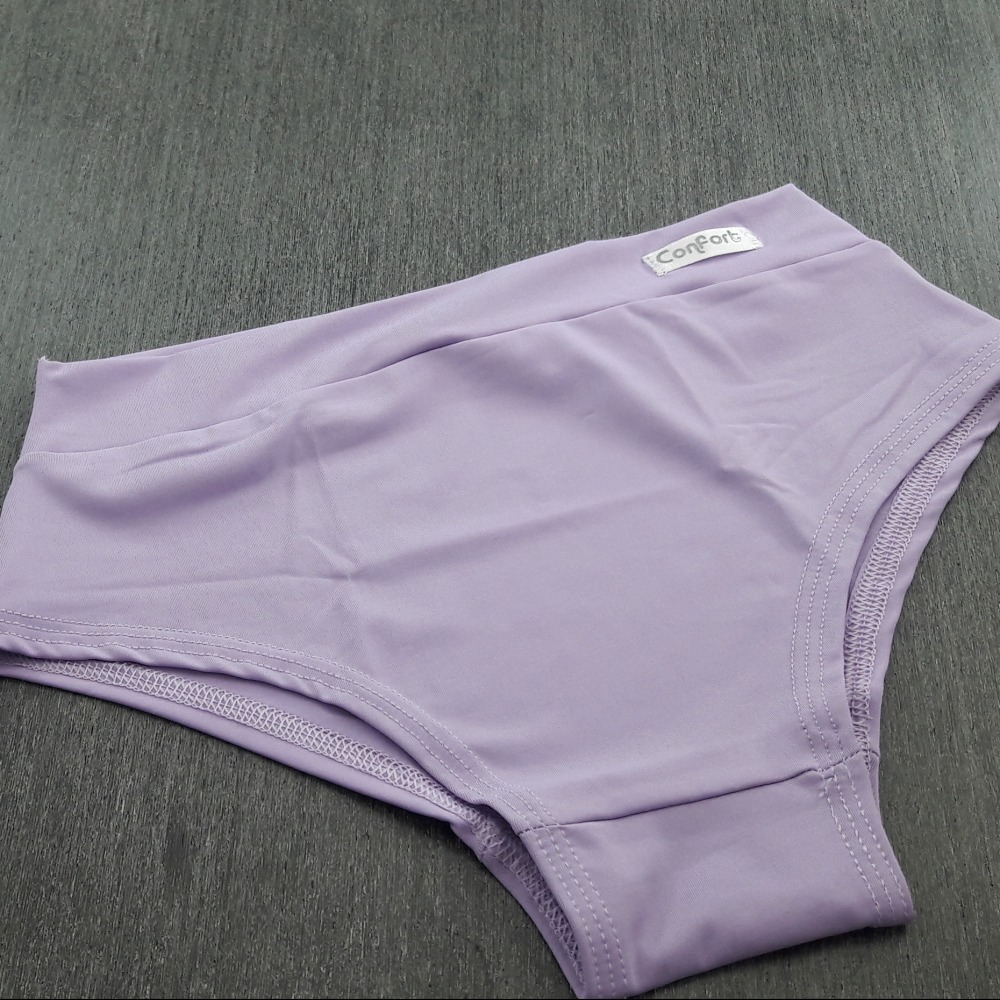 Calcinha Conforto Microfibra Lisa Lavanda