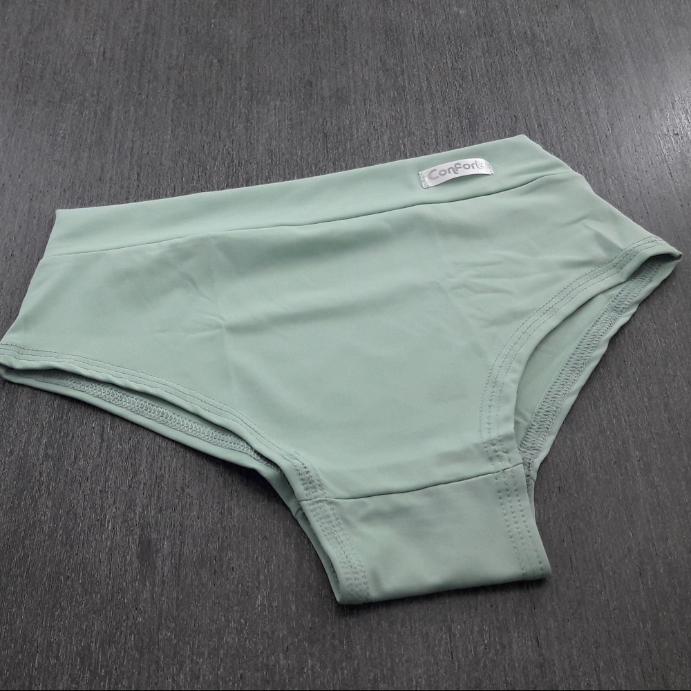 Calcinha Conforto Microfibra Lisa Erva Doce