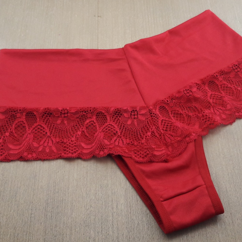 Cala Cs Duplo Detalhe Renda Rubi