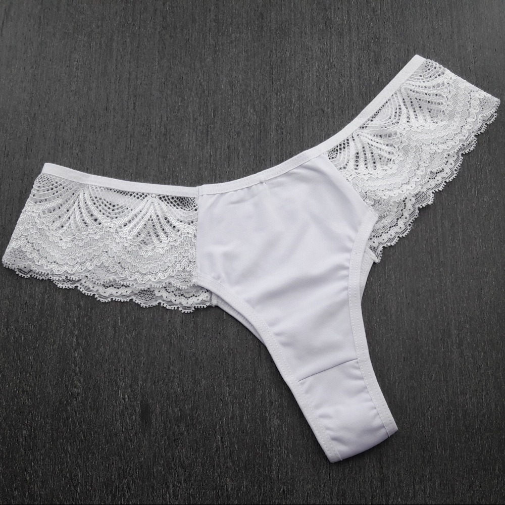 Calcinha com Renda Lateral Branco