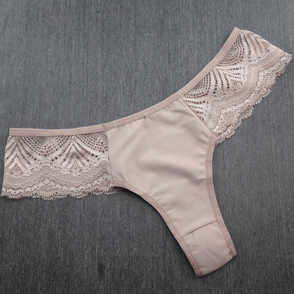 Calcinha com Renda Lateral Chocolate