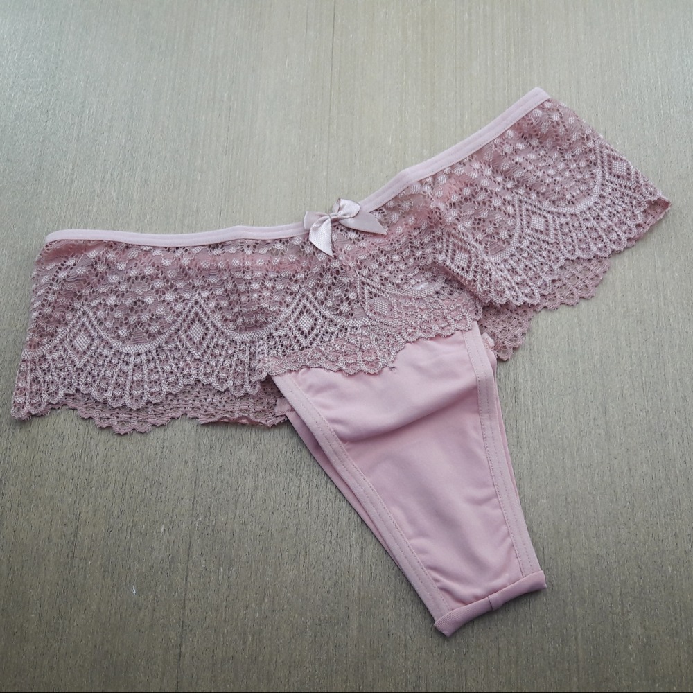 Tanga Fio Duplo em Microfibra Cs Renda Romance