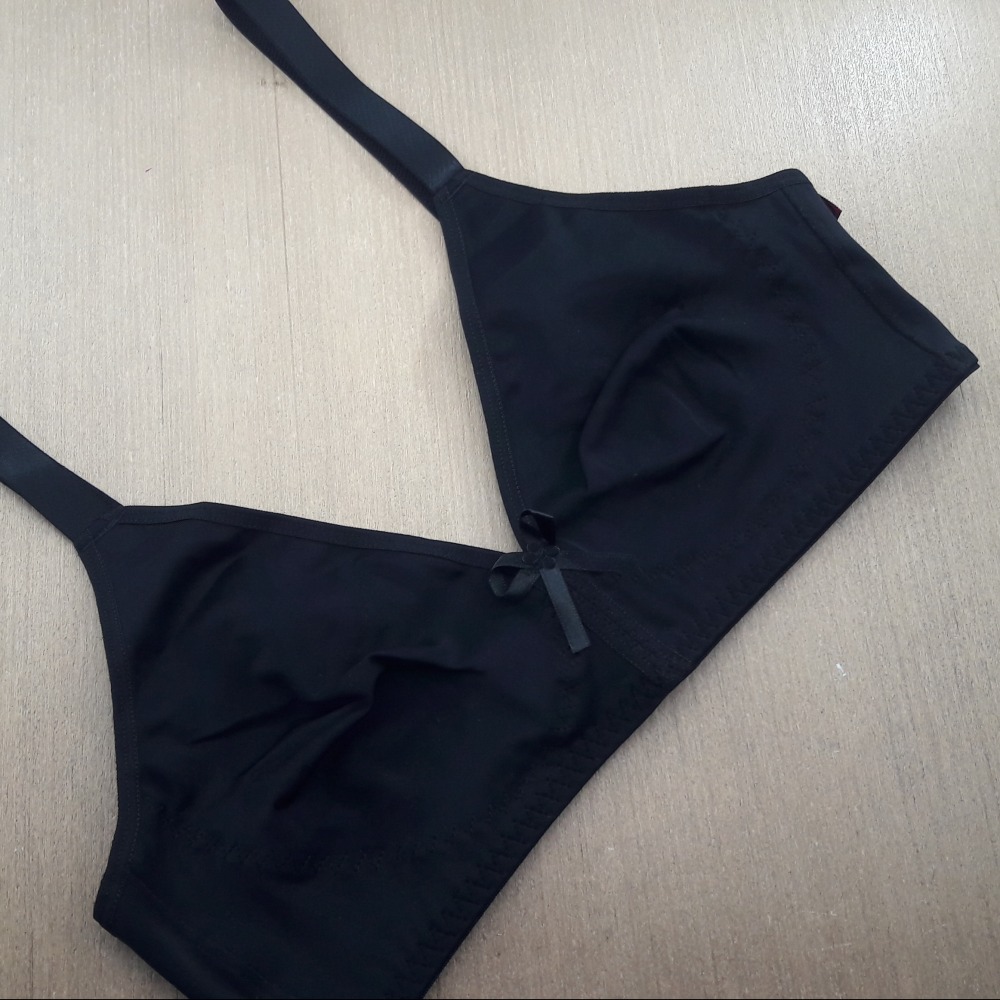 Sutiã Lycra Reforçado Plus Size Preto Sutiã Lycra Reforçado Plus Size Preto