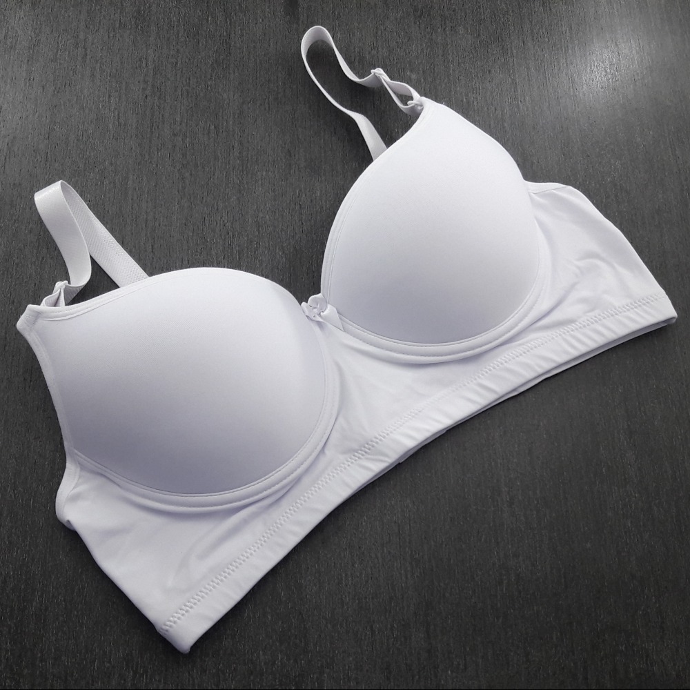 Sutiã Plus Size Base com Bojo Branco Sutiã Plus Size Base com Bojo Branco