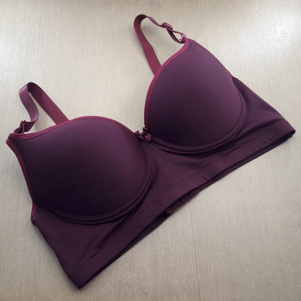 Sutiã Plus Size Base com Bojo Vinho Sutiã Plus Size Base com Bojo Vinho
