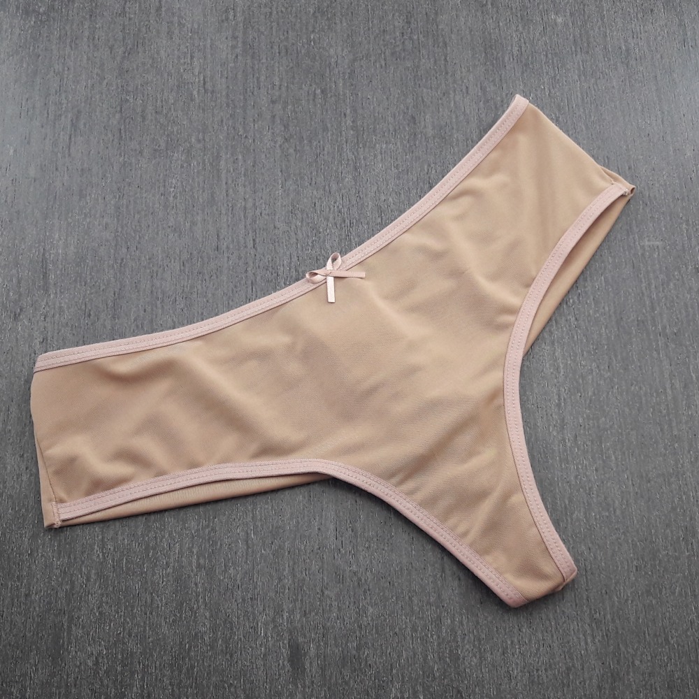 Tanga Fio Duplo em Microfibra Chocolate