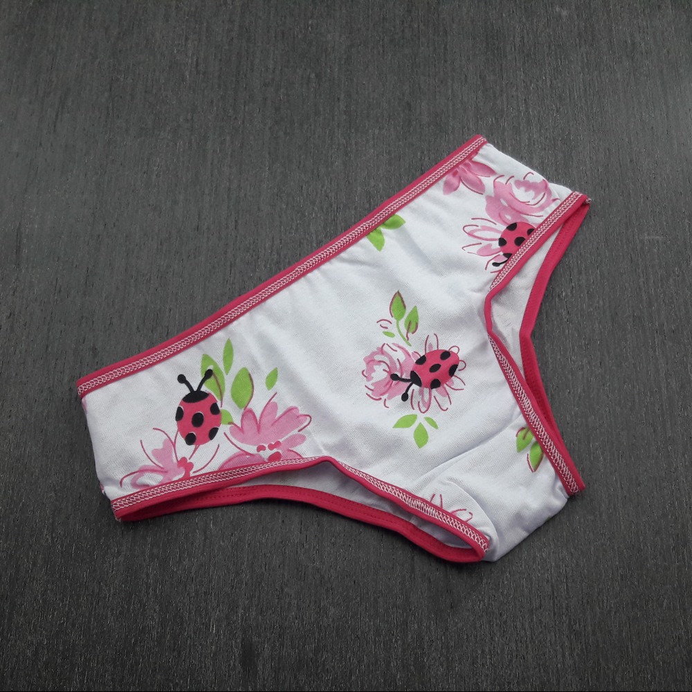 Calolinha Infantil Estampas  Vis Rosa Pink/ Estampas Variadas