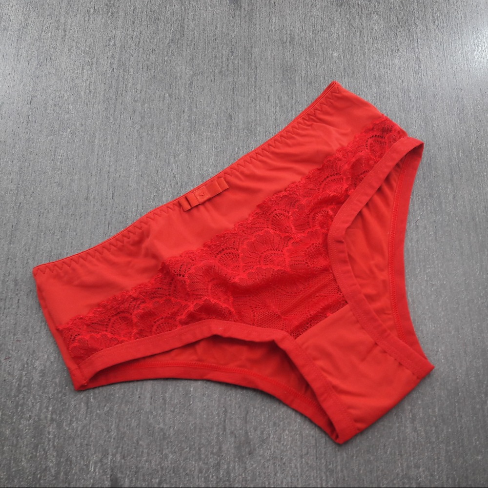 Cala Microfibra e Renda Rubi