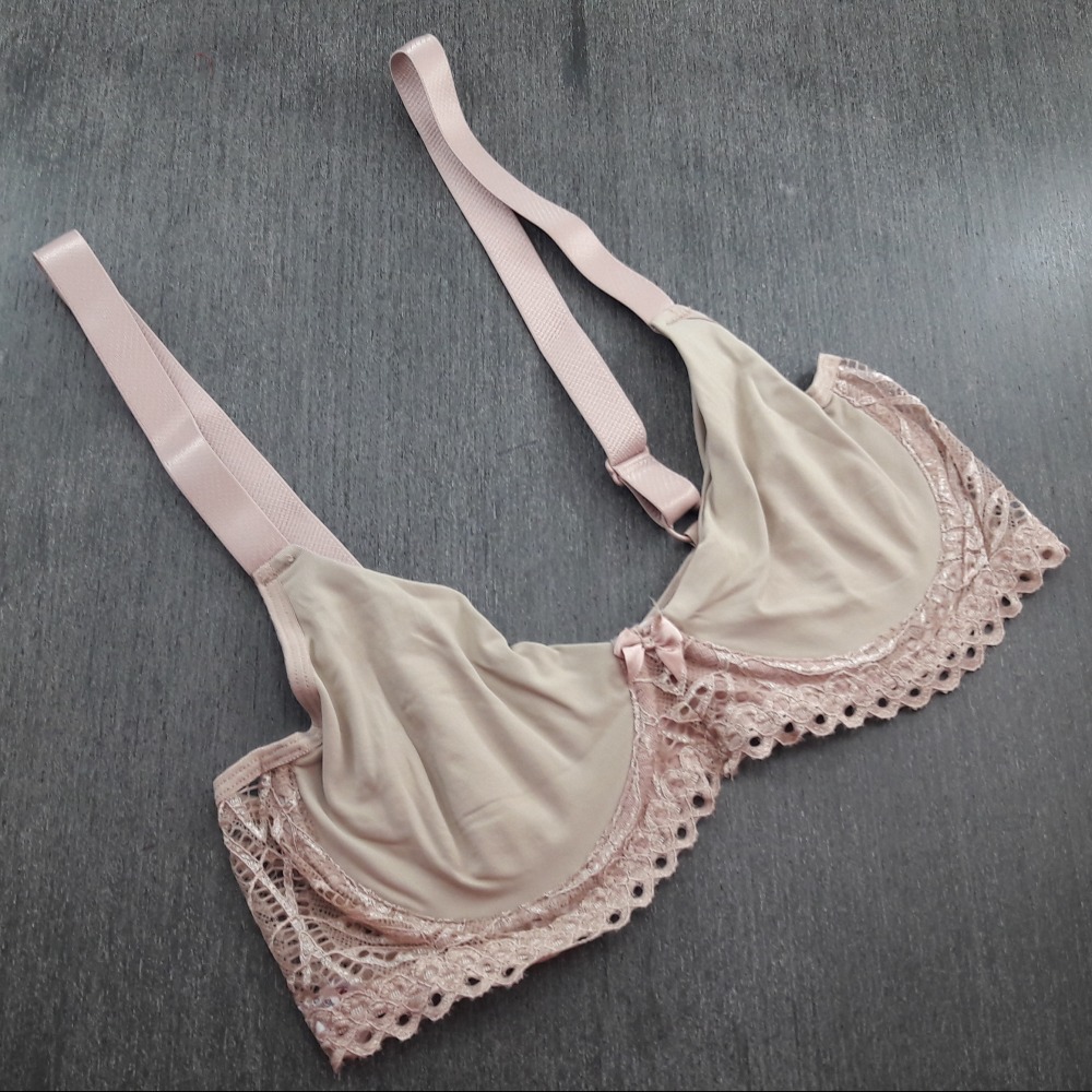 Sutiã sem Bojo com Arco e Renda Chocolate Sutiã sem Bojo com Arco e Renda Chocolate