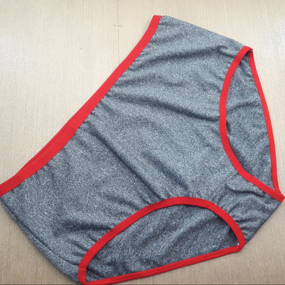 Cala Plus Size Tecido Mescla Vis  Vermelho/Mescla