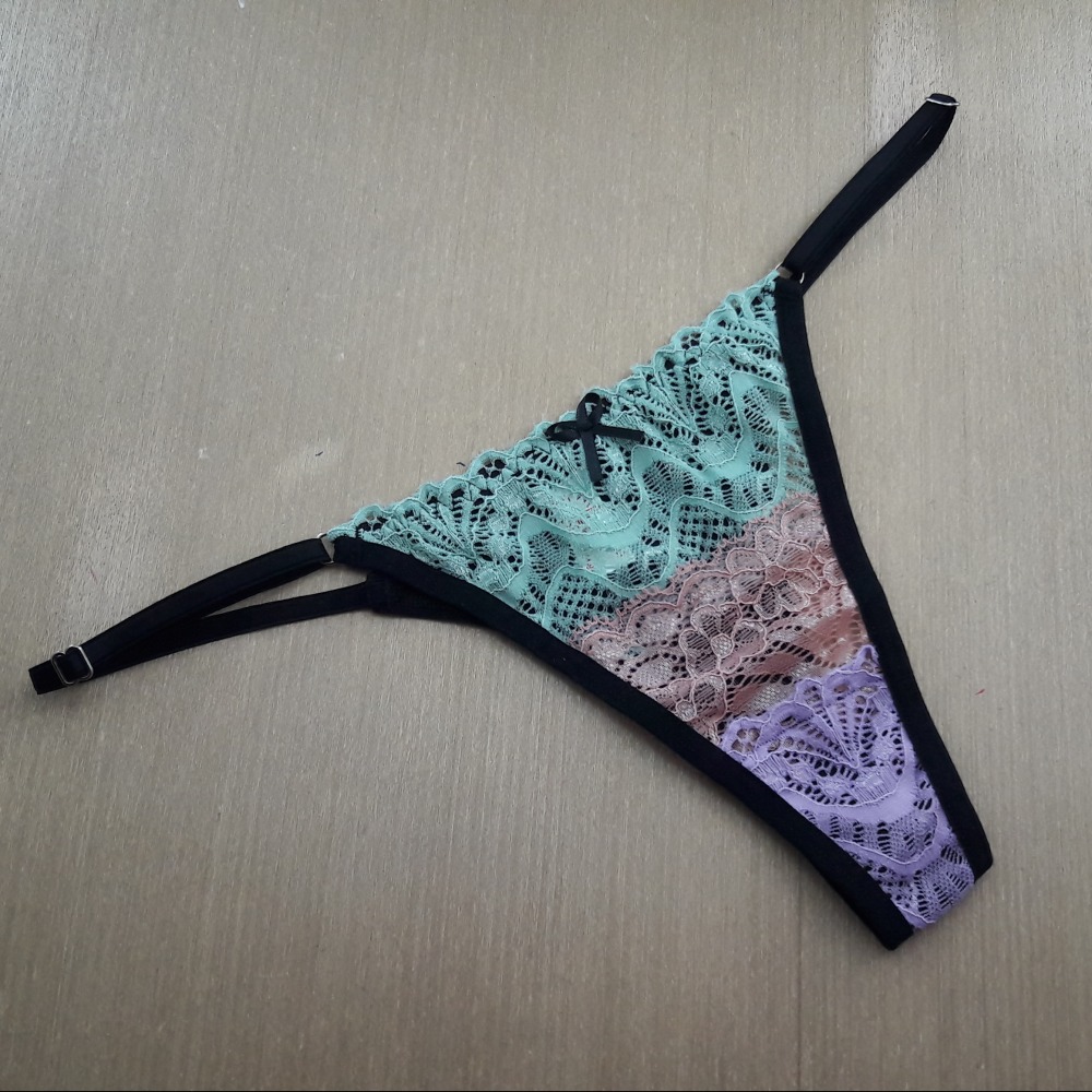 Tanga Lcia Tons Pasteis/Preto