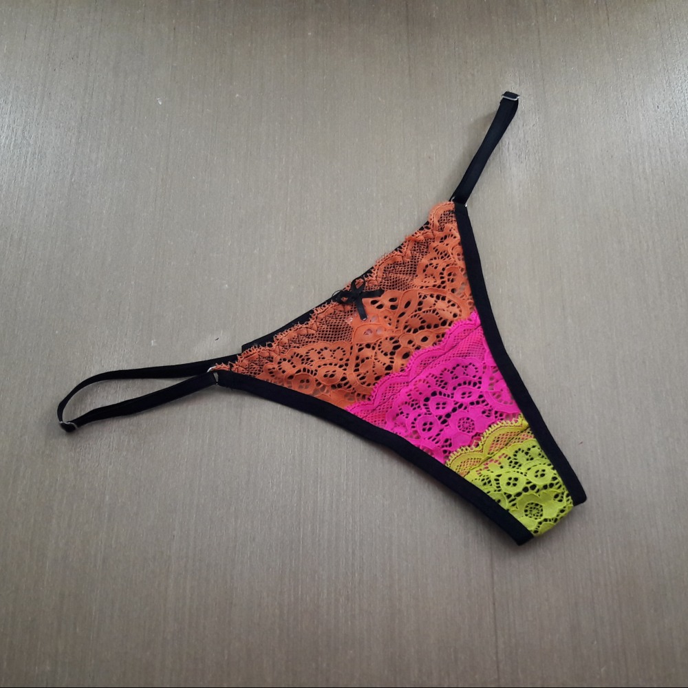Tanga Lcia Neon/Preto