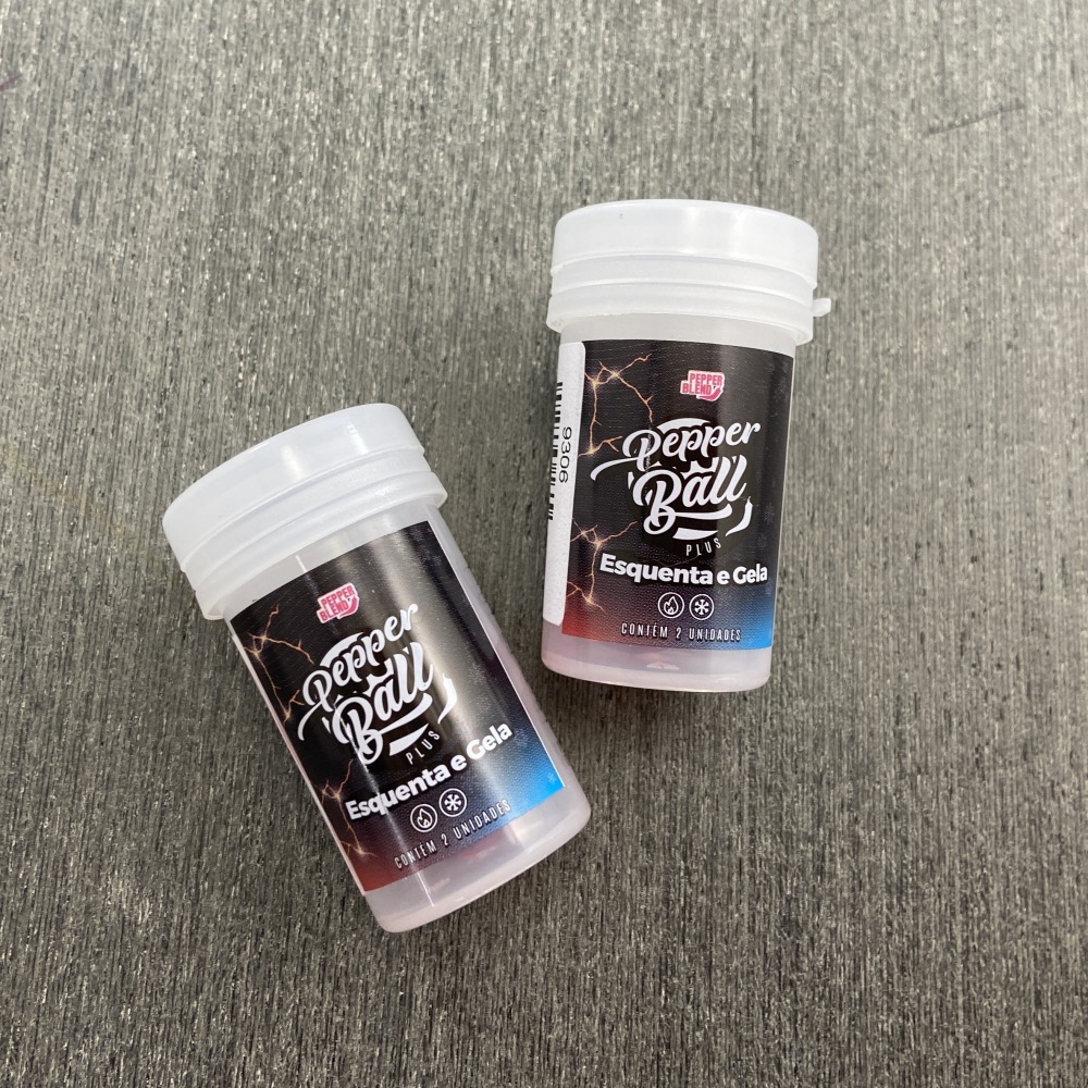 Bolinha Plus Esquenta e Gela com 2 unidades Pepper Blend Sem Cor