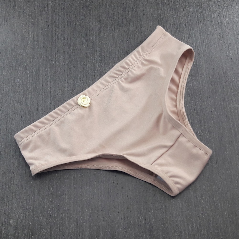 Calcinha Infantil em Microfibra de Polister Chocolate