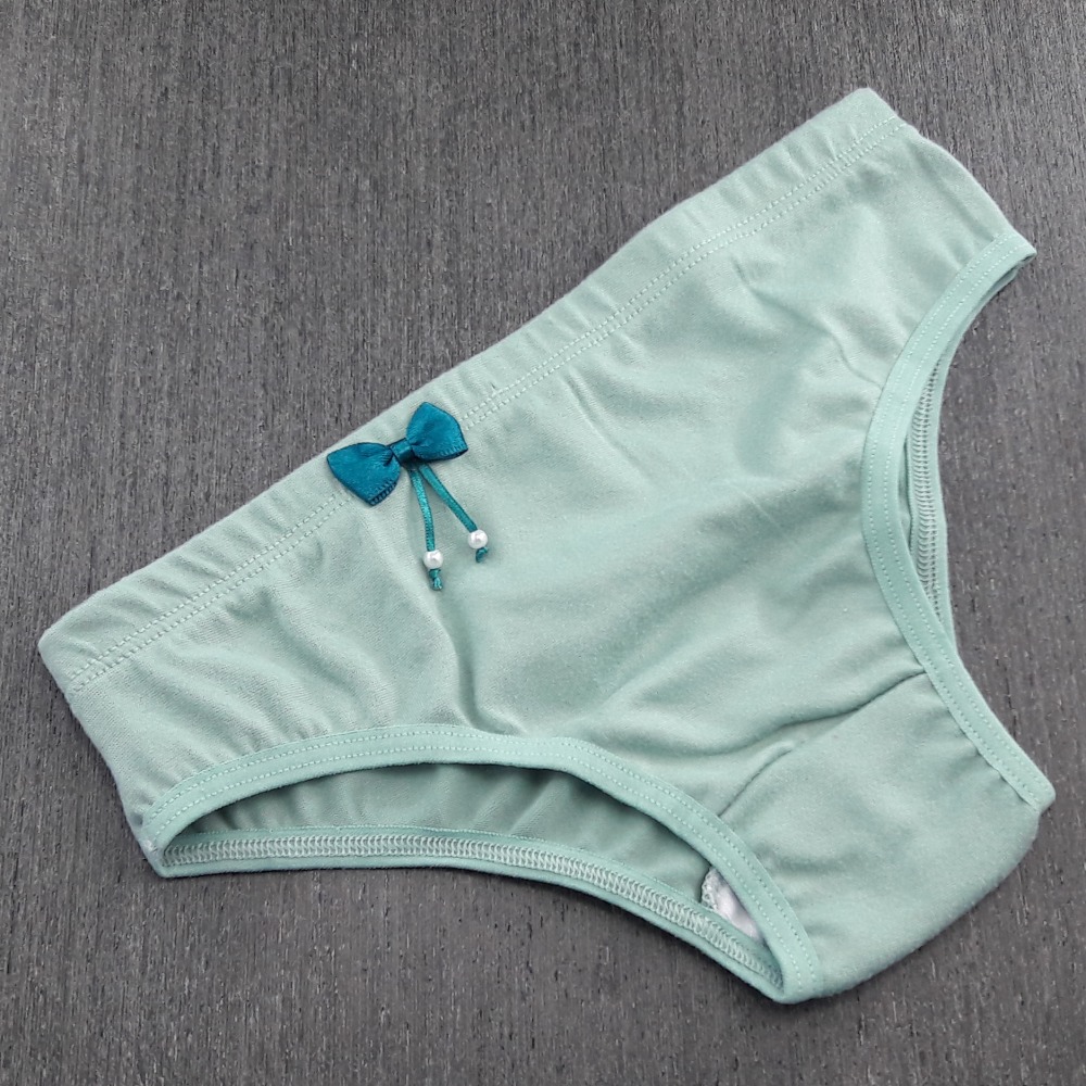 Calcinha Infantil Suede Erva Doce