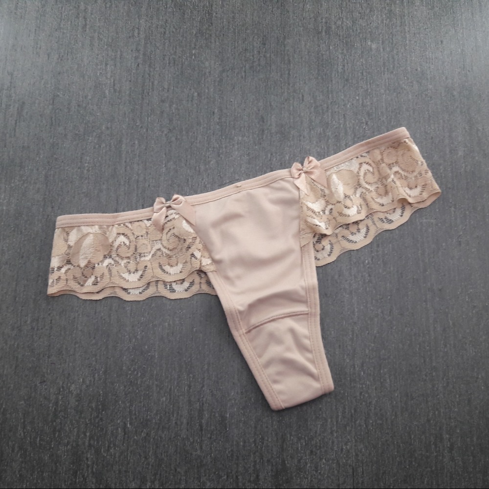 Tanga Fio Dental Renda Lateral Chocolate