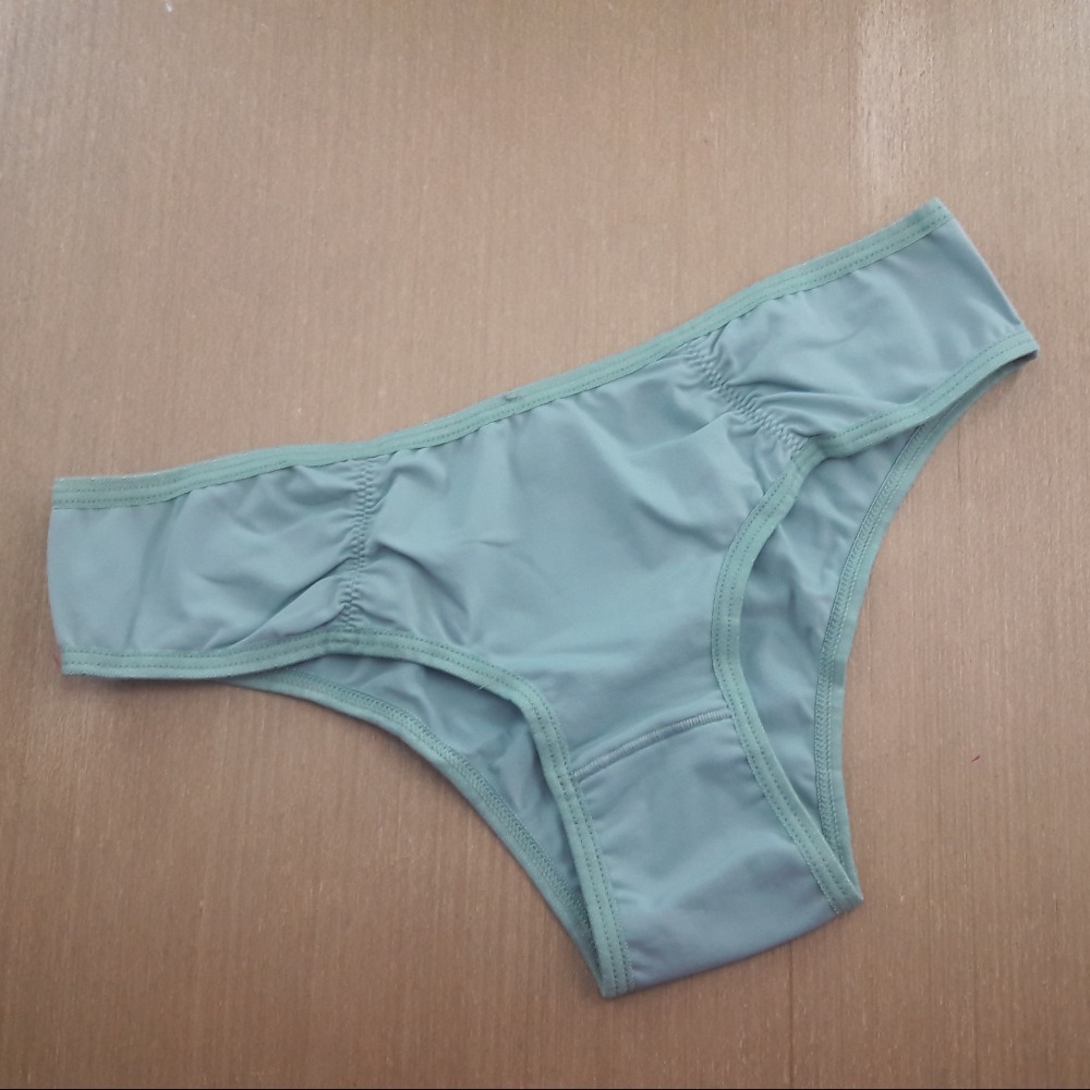 Cala Microfibra Detalhe Franzido Erva Doce