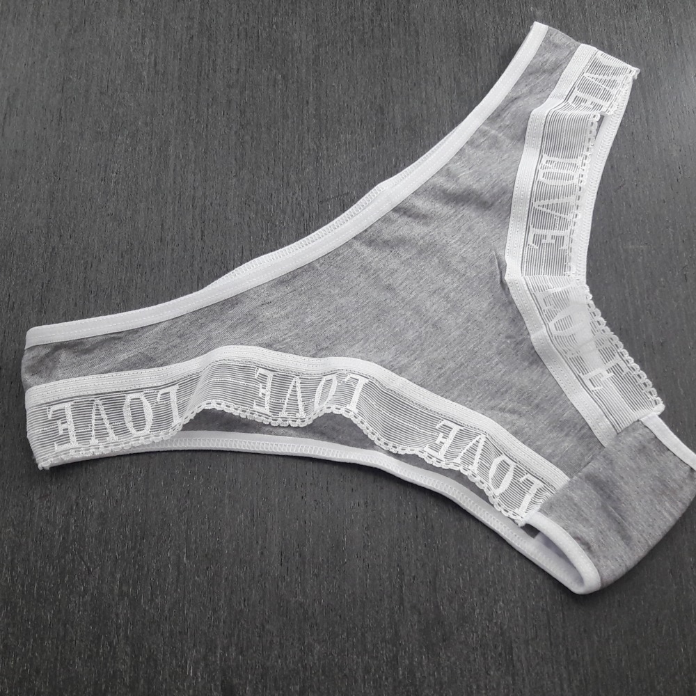 Calcinha Love Bsica Vis Branco/Mescla