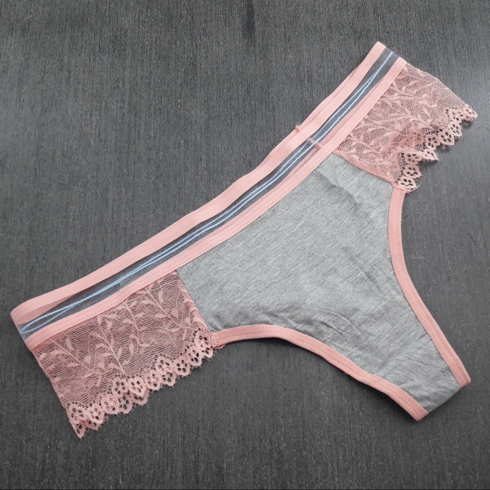 Tanga Cavada com Renda Lateral Vis Romance