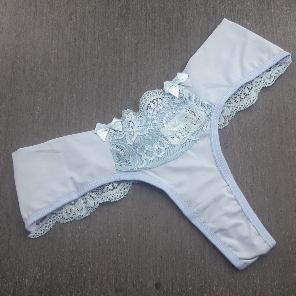 Tanga Fran Fio Duplo Azul Beb