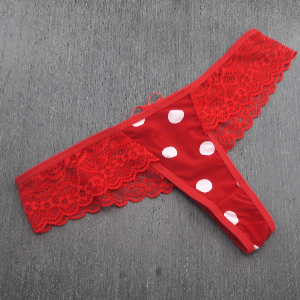 Tanga Renda Cofrinho  Vis Rubi/Estampas Variadas