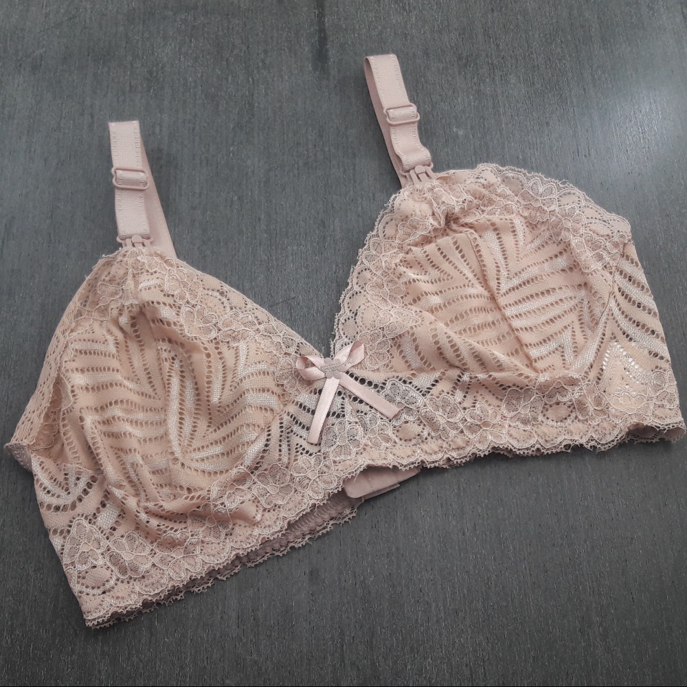 Suti Amamentao de Renda Chocolate