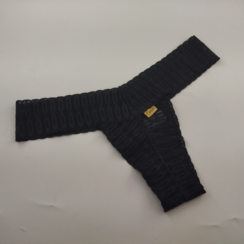 Tanga sem Vis em Renda Preto