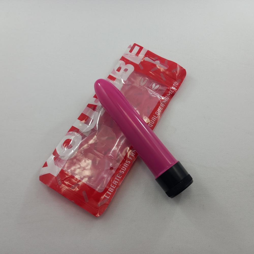 Vibrador Personal 13cm Liso Multivelocidade Pink