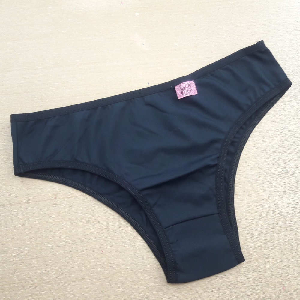 Tanga Conforto em Poliamida Preto