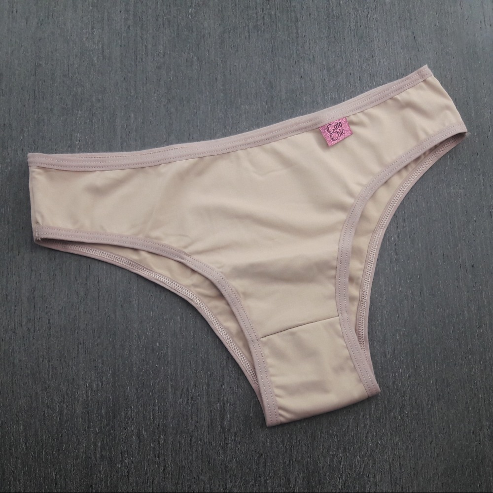 Tanga Conforto em Poliamida Chocolate