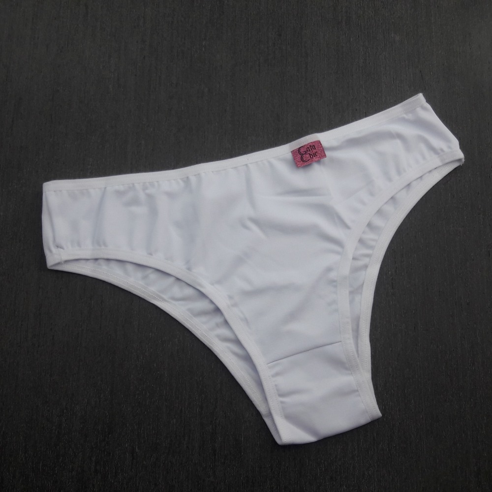 Tanga Conforto em Poliamida Branco