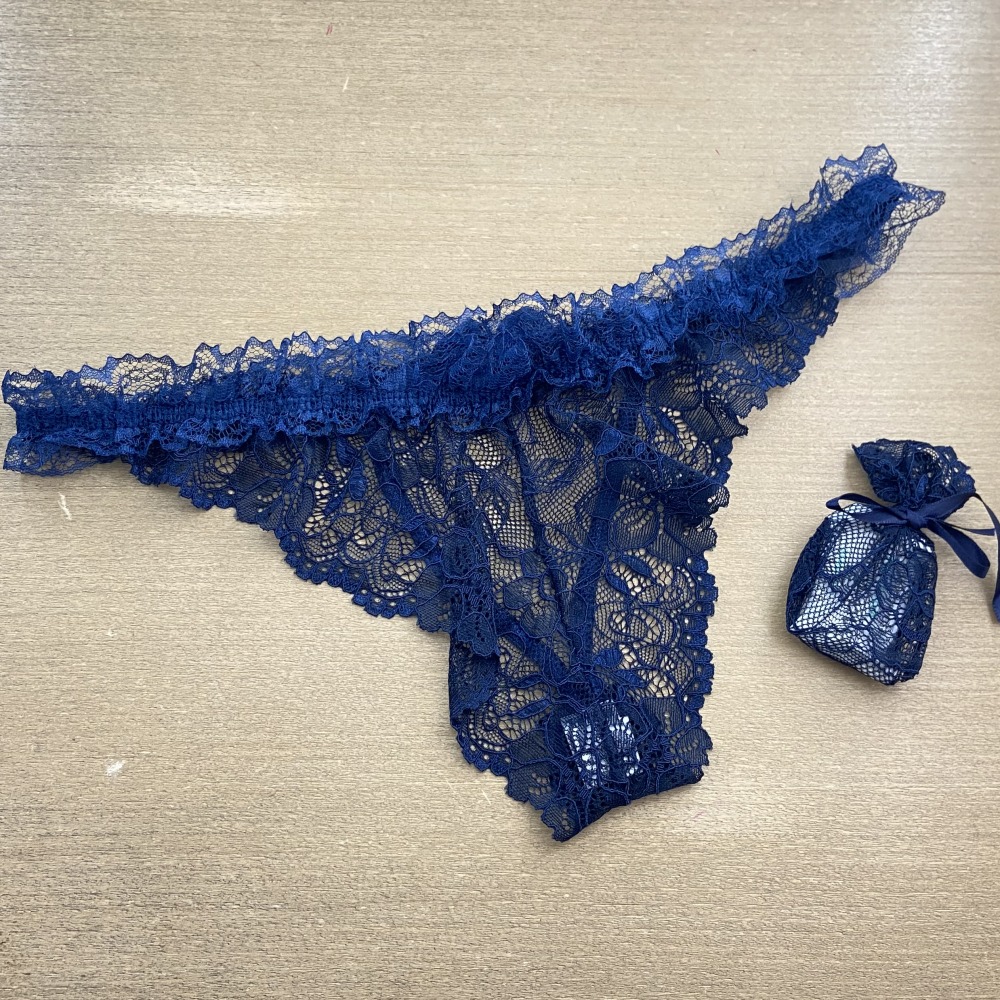 Tanga Perfumada Azul Marinho