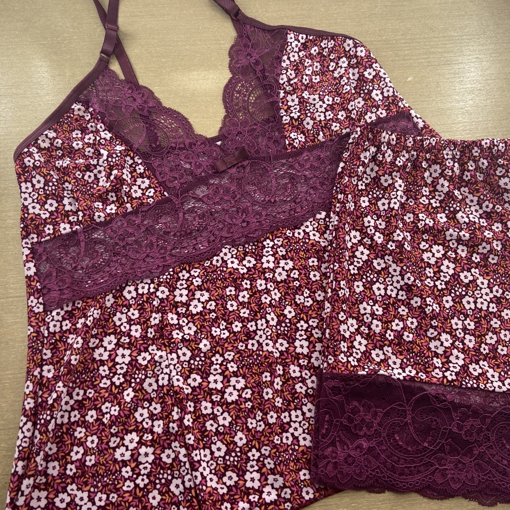 Baby Doll Estampado Vinho/Flores