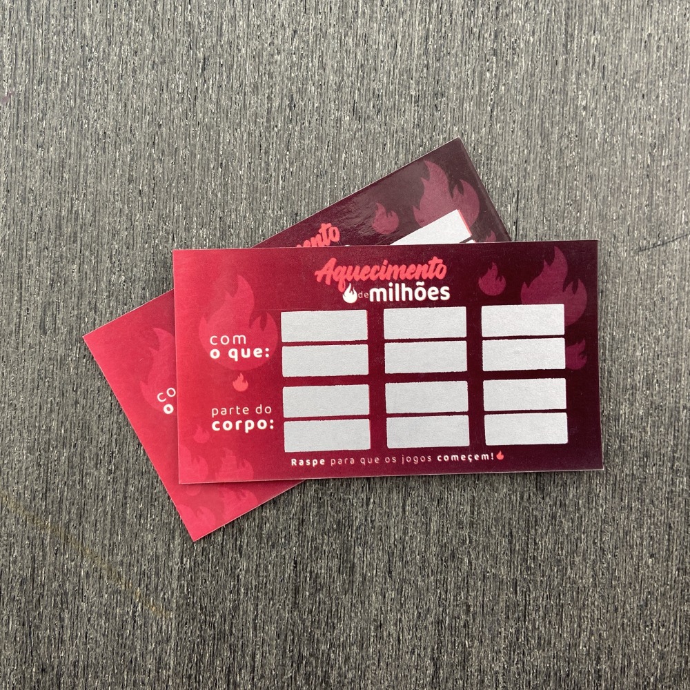 Raspadinha Ertica Aquecimento de Milhes