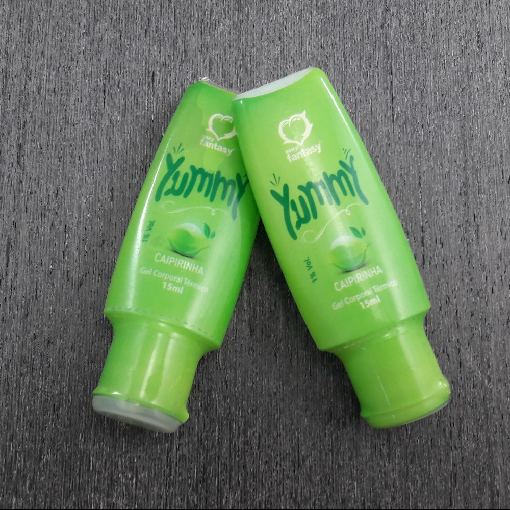 Yummy Caipirinha Gel Lubrificante Trmico Beijvel Sem Cor