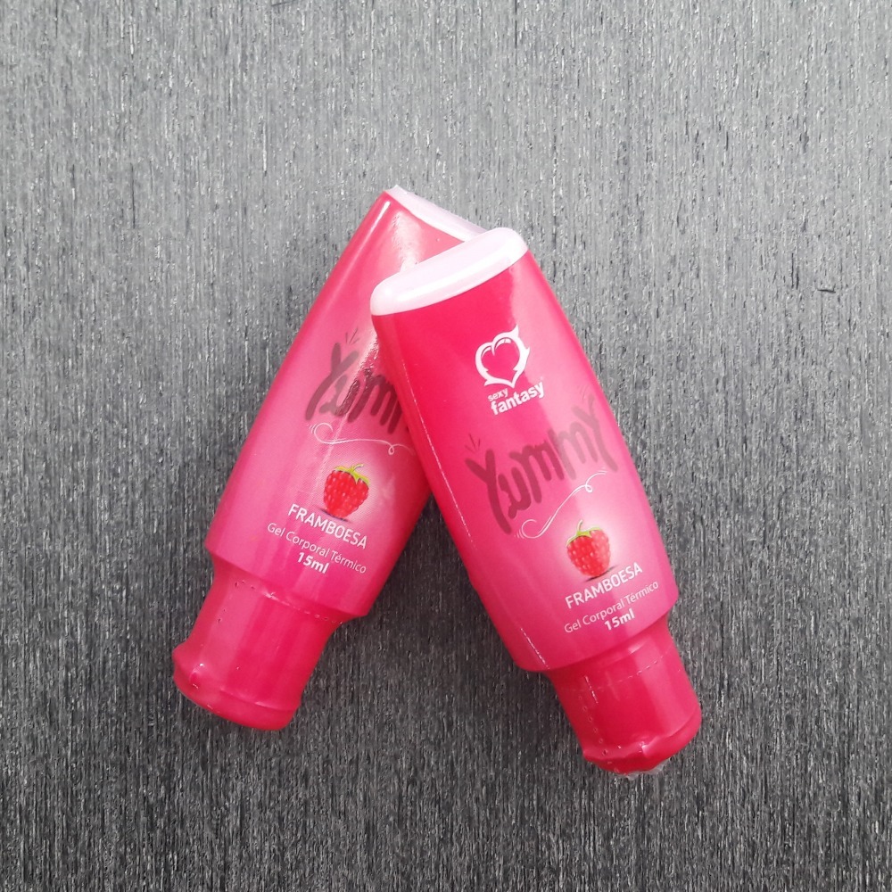 Yummy Framboesa Gel Lubrificante Trmico Beijvel Sem Cor