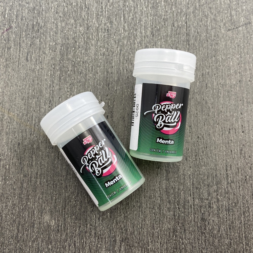 Bolinha Explosiva Menta com 2 unidades Pepper Blend Sem Cor