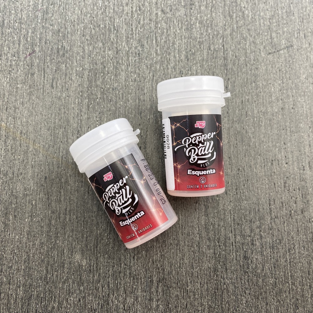Bolinha Plus Esquenta com 2 unidades Pepper Blend Sem Cor