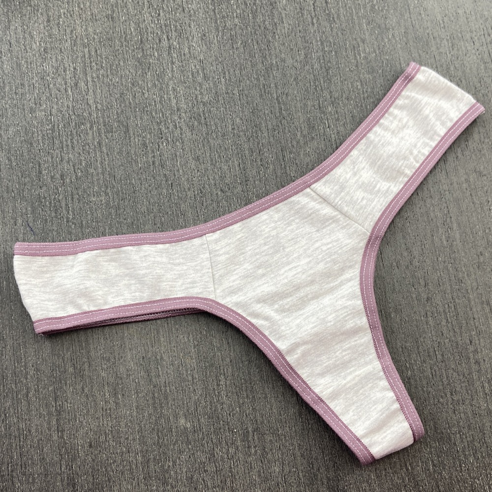 Tanga Fio Cotton Lisa Vi�s Orqu�dea/Mescla