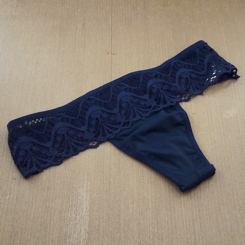 Tanga Deuza em Poliamida Azul Marinho
