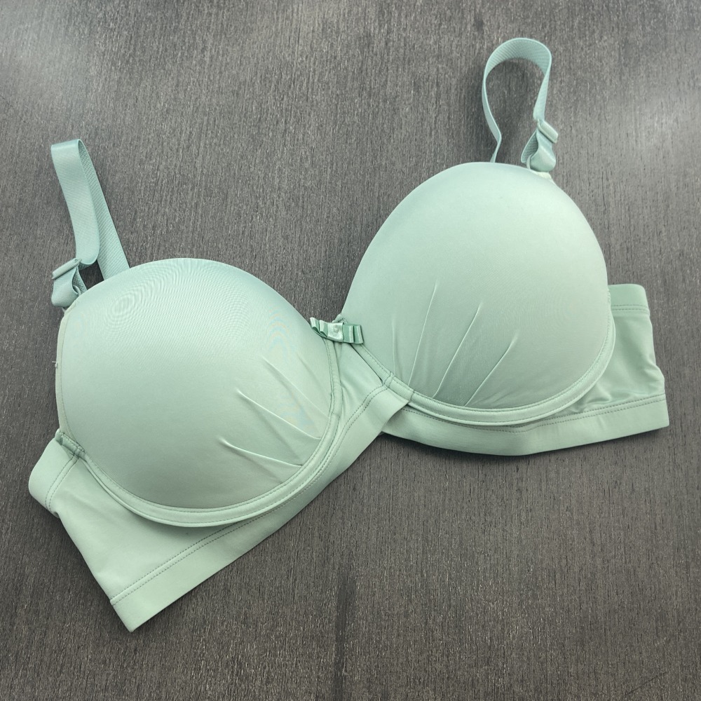 Sutiã com Bojo Plus Size Transpassado Erva Doce Sutiã com Bojo Plus Size Transpassado Erva Doce