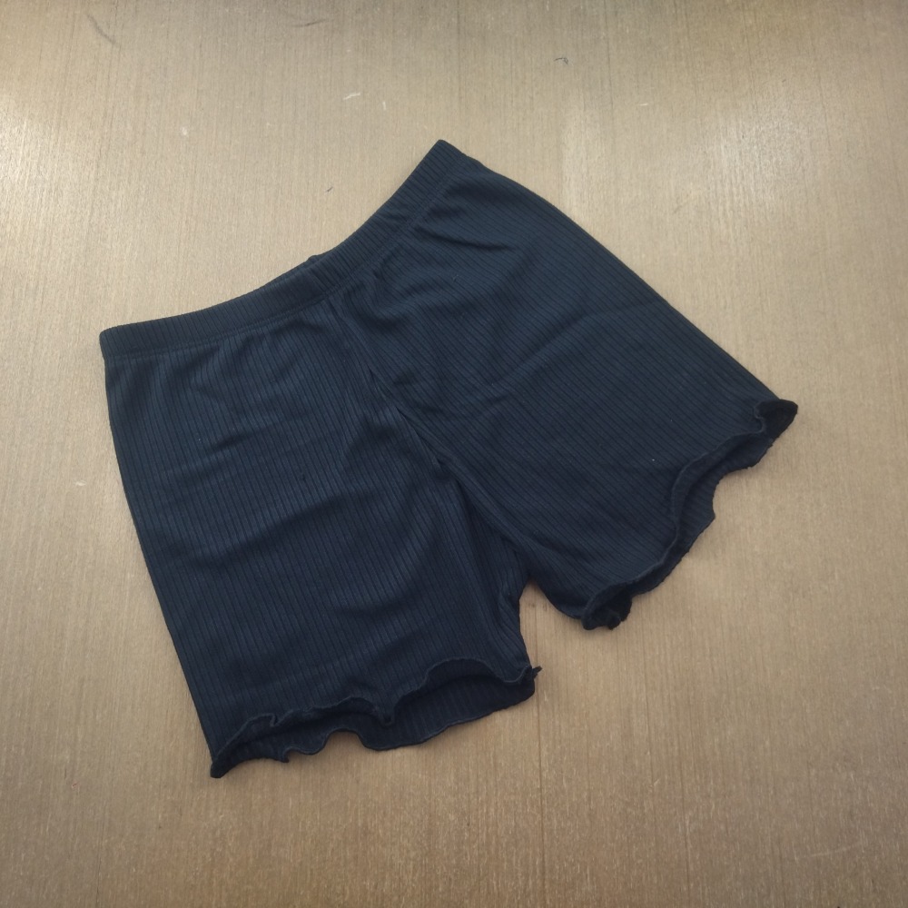 Short Chuleado Infantil Preto