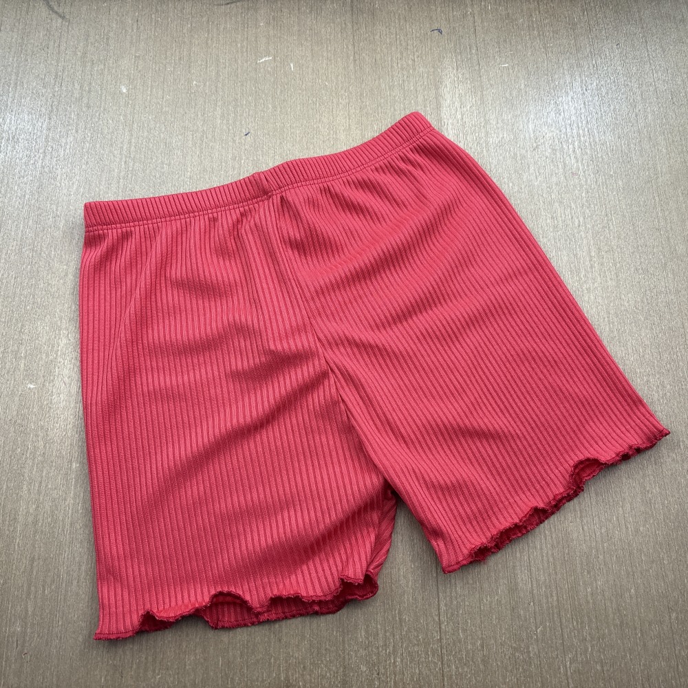 Short Chuleado Infantil Vermelho..